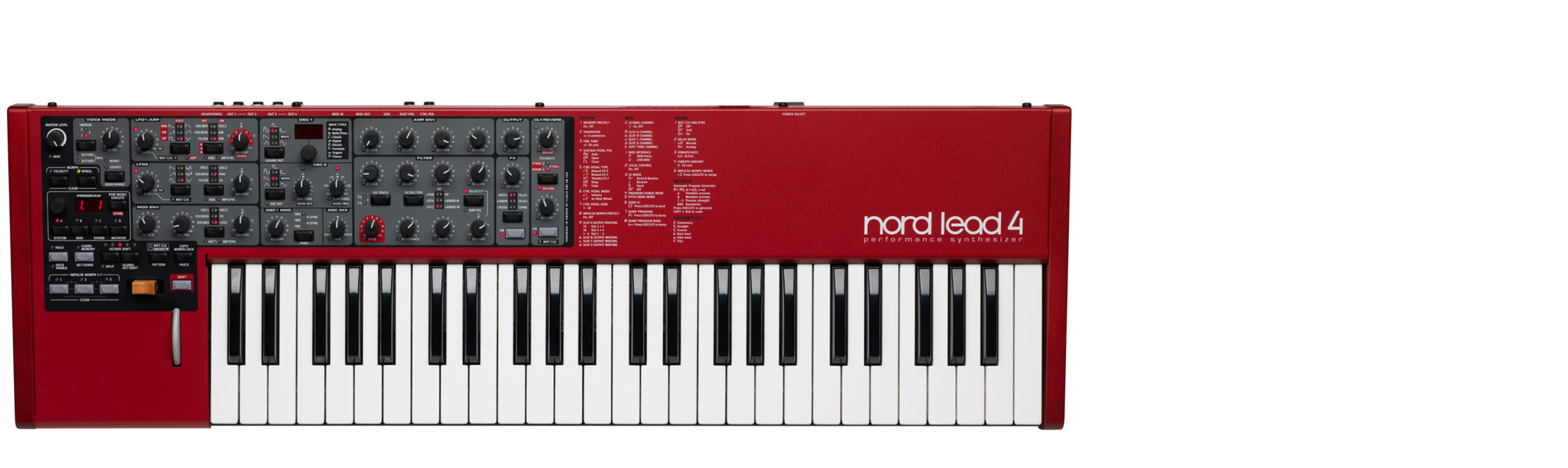 Nord Lead 4 OS最新 Nord Lead 4 | Nord