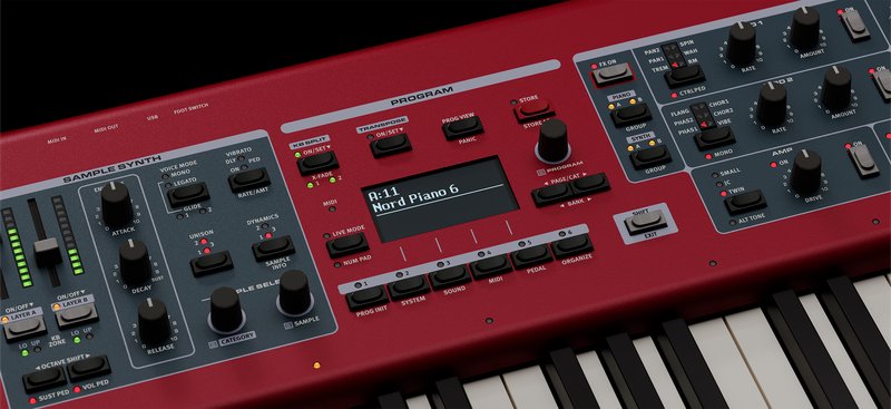 Nord Piano 6 Program panel
